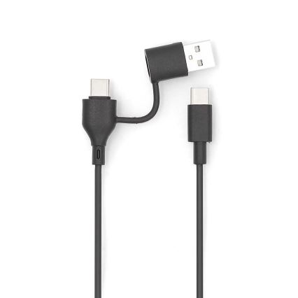 Nedis UPBKW15W5000BK - Powerbank 2-i-1 MagSafe 5000 mAh sort