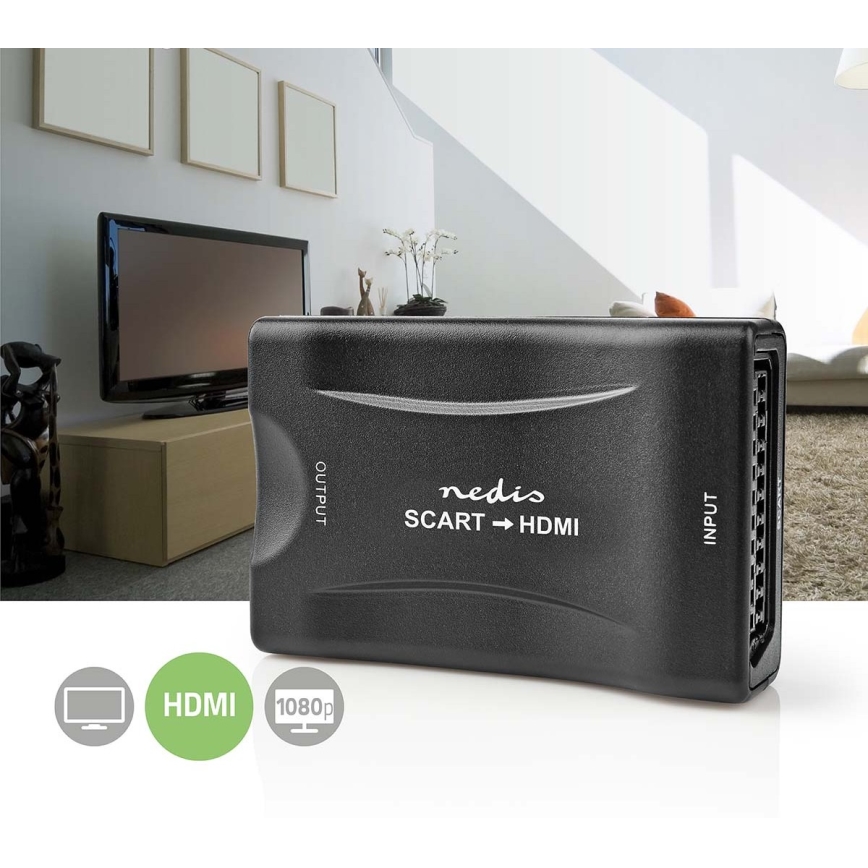 HDMI-adapter SCART-HDMI