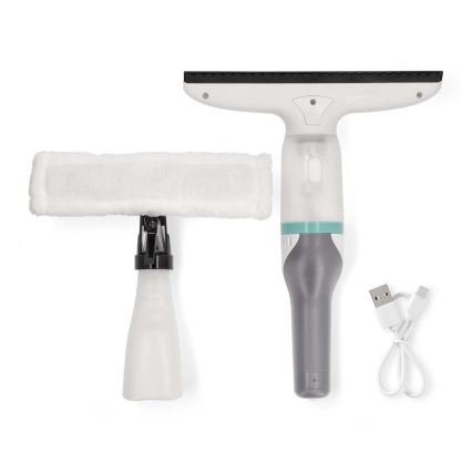 Genopladelig vinduesstøvsuger 12W/2200 mAh IPX4