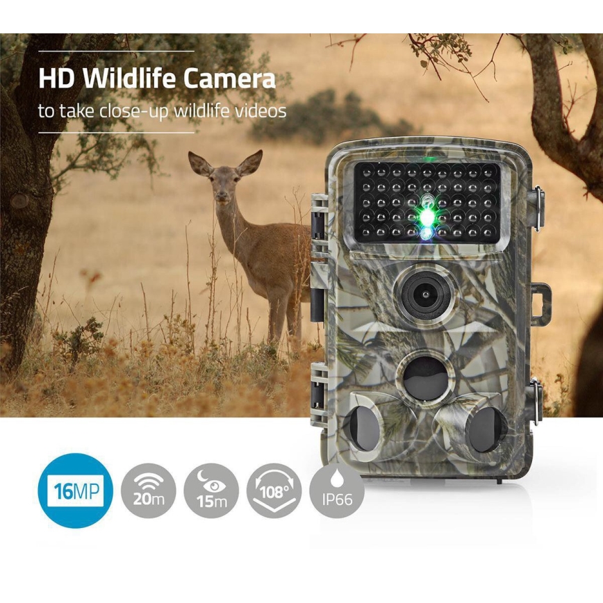 Kamerafælde med sensor 24MP Full HD 8xAA IP66