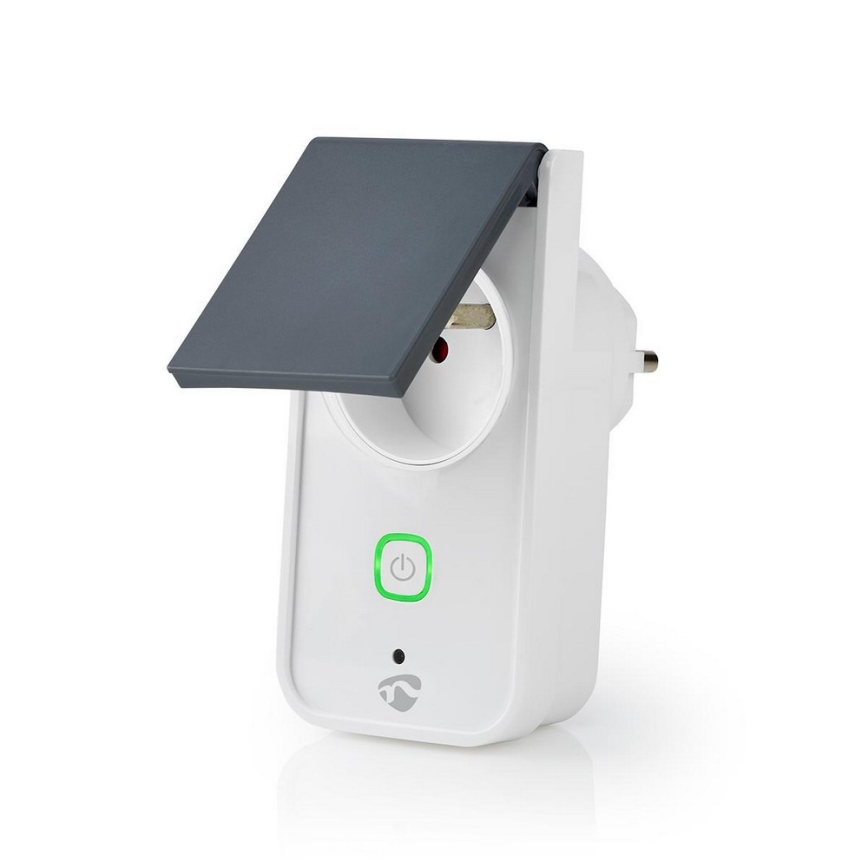 Udendørs smart stikdåse 3680W/TYPE/230V Wi-Fi IP44