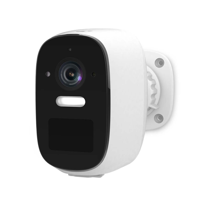 Smart udendørs genopladelig kamera med sensor SmartLife 4MP Quad HD 1440p 5V/5200mAh Wi-Fi Tuya IP66