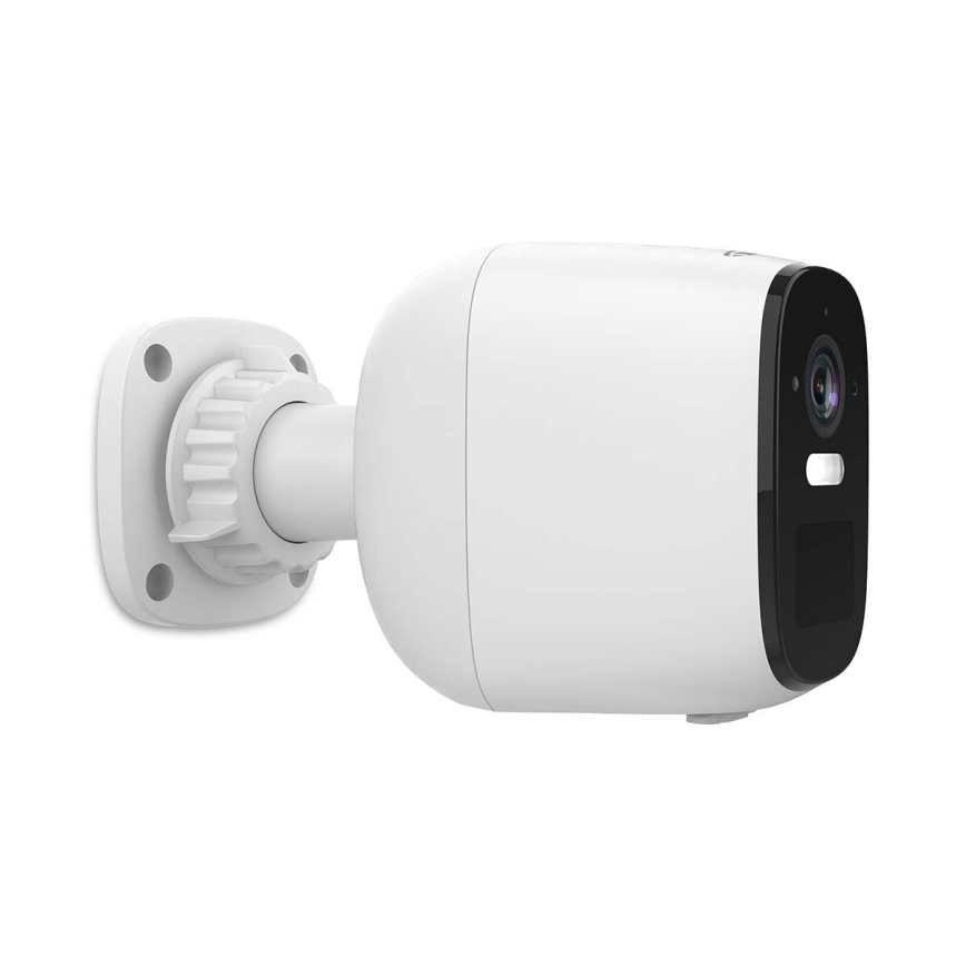 Smart udendørs genopladelig kamera med sensor SmartLife 4MP Quad HD 1440p 5V/5200mAh Wi-Fi Tuya IP66