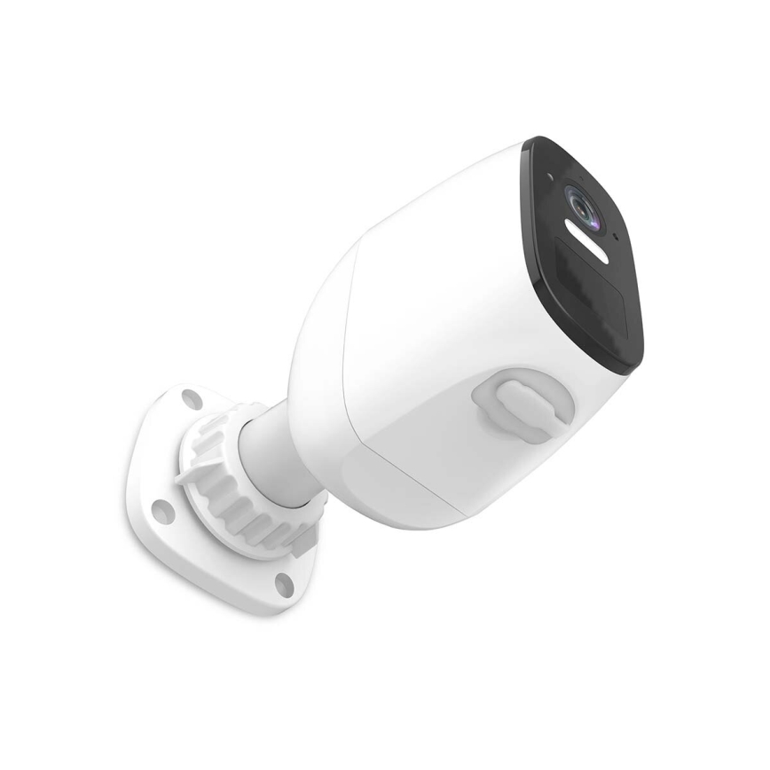 Smart udendørs genopladelig kamera med sensor SmartLife 4MP Quad HD 1440p 5V/5200mAh Wi-Fi Tuya IP66