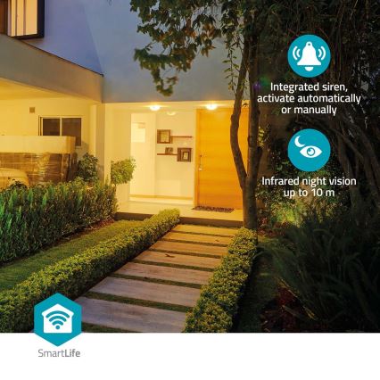 Smart kamera 3MP Full HD 1296p 6700 mAh Wi-Fi Tuya IP65