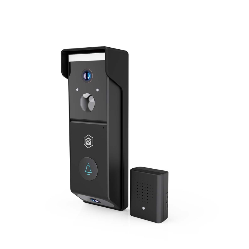 Videodørklokke med bevægelsessensor SmartLife 4400 mAh 2x Full HD 1080p IP54 Wi-Fi Tuya