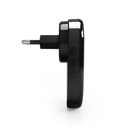 Gong til SmartLife Wi‑Fi-dørklokke, sort