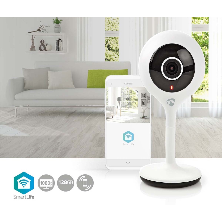 Smart IP-kamera SmartLife 5V FULL HD 1920x1080p Wi-Fi