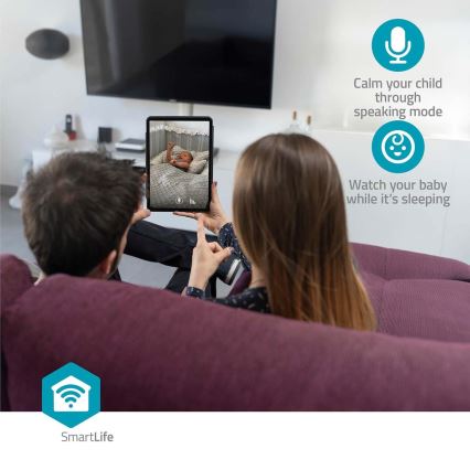 Smart kamera Smartlife 5V 3MP Full HD 1296p Wi-Fi