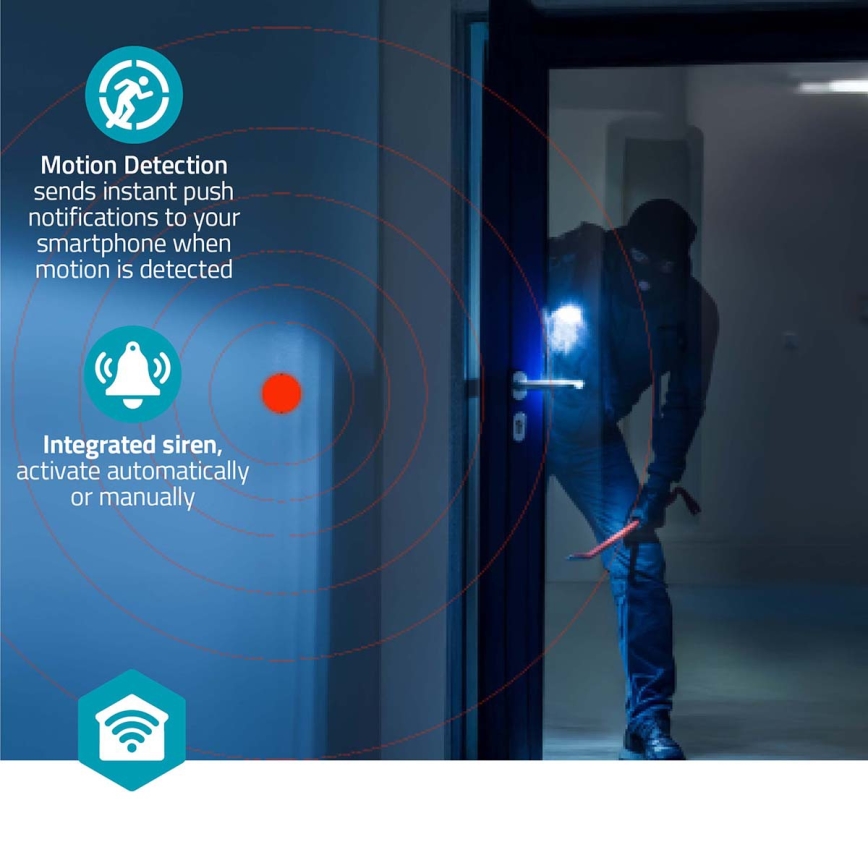 Smartlife Smartkamera 5V 3MP Full HD 1296p Wi-Fi Tuya