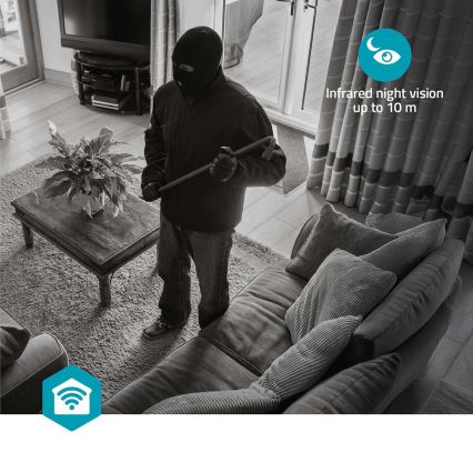 Smartlife Smartkamera 5V 3MP Full HD 1296p Wi-Fi Tuya