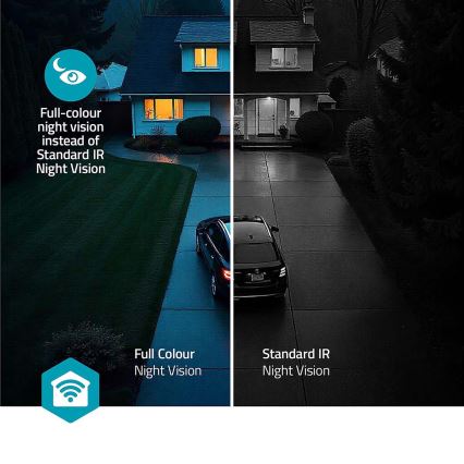 Smart udendørskamera SmartLife 5V 4K 8MP 3840x2160p IP65 Wi-Fi Tuya