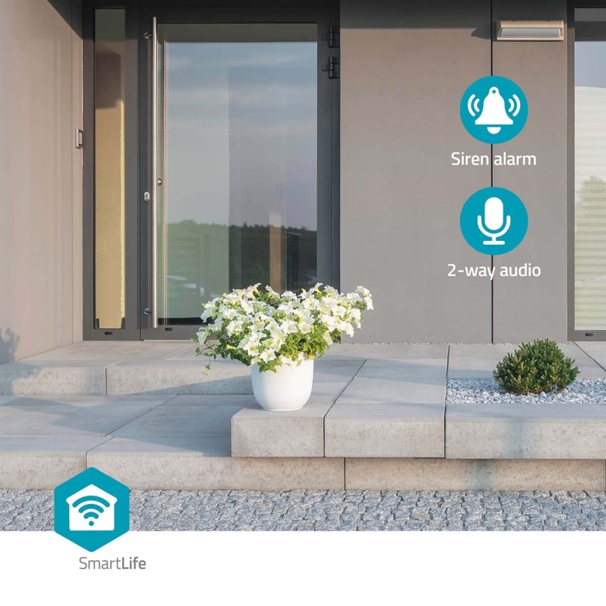 Smartlife udendørs kamera Full HD 1080p med LED-belysning Wi-Fi Tuya IP65
