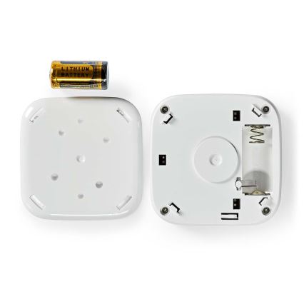 SmartLife røgalarm 3V/1xCR123A Wi-Fi Tuya