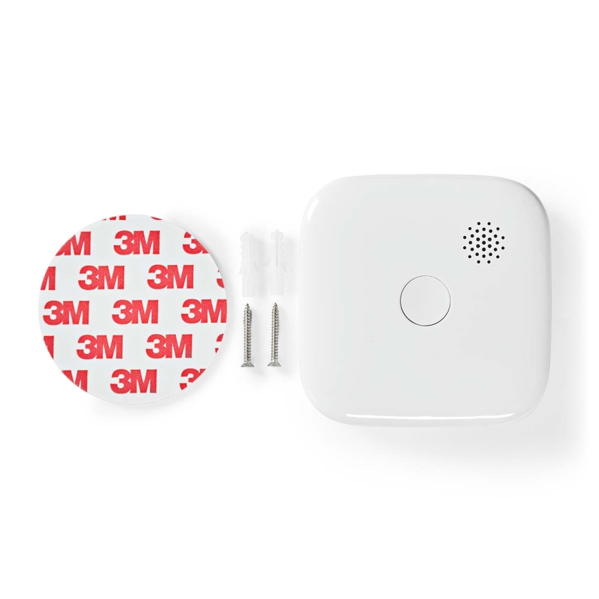 SmartLife røgalarm 3V/1xCR123A Wi-Fi Tuya