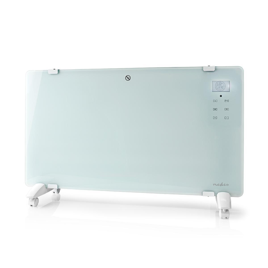 Elektrisk direktevarmer/konvektor 2000 W/230 V med Wi‑Fi, IP24-beskyttelse og termostat