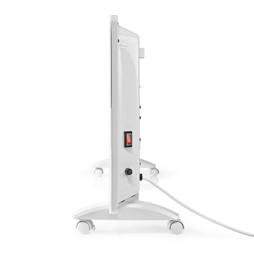 Elektrisk direktevarmer/konvektor 2000 W/230 V med Wi‑Fi, IP24-beskyttelse og termostat