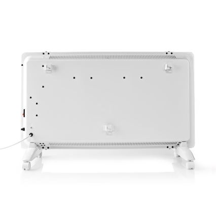 Elektrisk direktevarmer/konvektor 2000 W/230 V med Wi‑Fi, IP24-beskyttelse og termostat