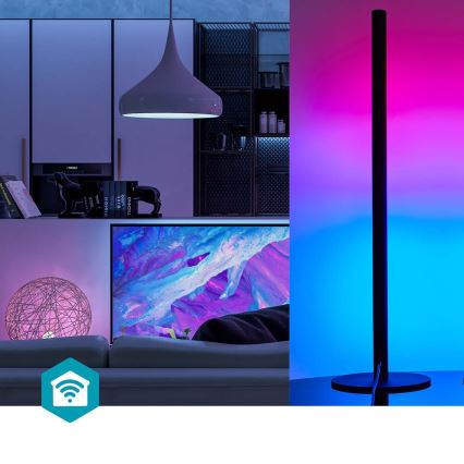 2x LED bordlampe m. RGBIC-farver dæmpbar SmartLife LED/36W/230V 55 cm 2700-6500K Wi-Fi Tuya + fjernbetjening