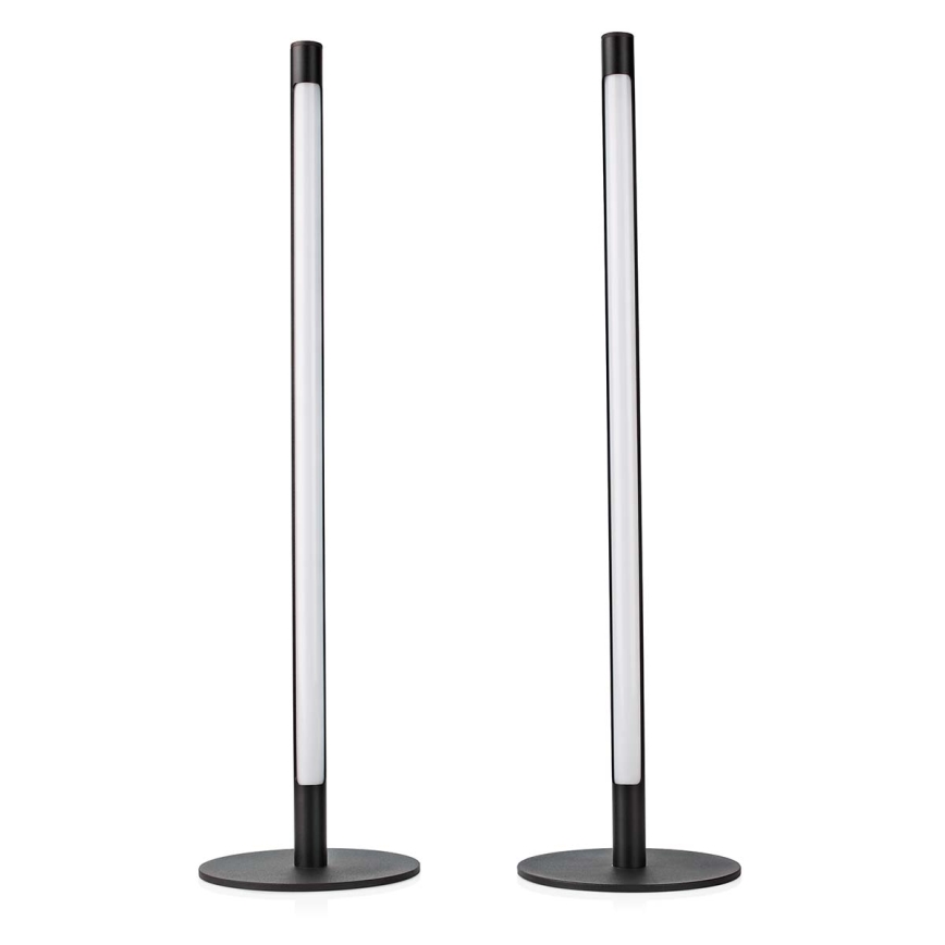 2x LED bordlampe m. RGBIC-farver dæmpbar SmartLife LED/36W/230V 55 cm 2700-6500K Wi-Fi Tuya + fjernbetjening