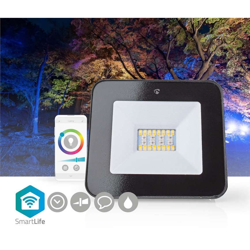 LED RGBW dæmpbar projektør SmartLife LED/20W/230V Wi-Fi IP65 2700-6500K