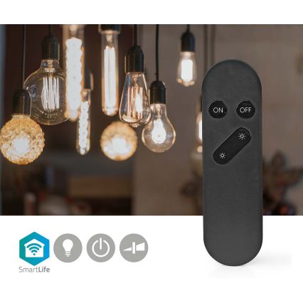 SmartLife-fjernbetjening, 2x AAA, Wi-Fi, sort