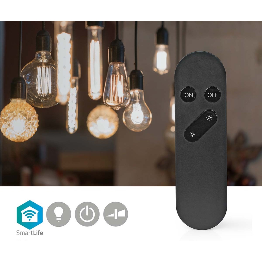 SmartLife-fjernbetjening, 2x AAA, Wi-Fi, sort