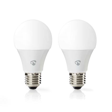 2x LED-pære dæmpbar RGBW-farver SmartLife E27/9W Wi-Fi 2700-6500K