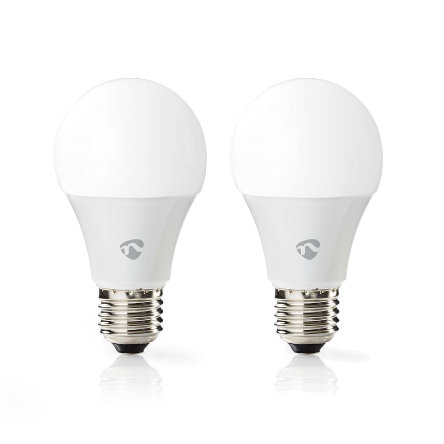Sæt 2x LED RGBW dæmpbar pære SmartLife E27/9W/230V Wi-Fi 2700-6500K