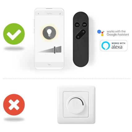 Dæmpbar LED-pære A60 E27/4,9W/230V Wi-Fi 1800-6500K