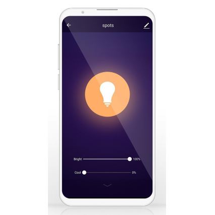 LED-pære dæmpbar E27/9W/230V Wi-Fi 2700-6500K