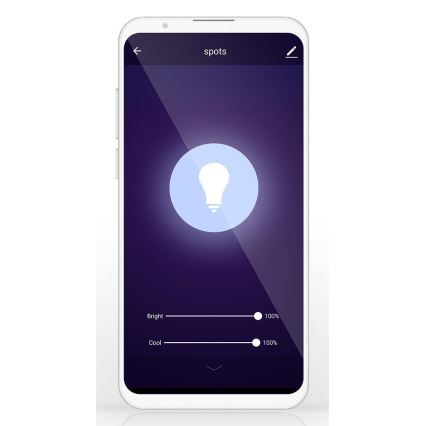 LED-pære dæmpbar E27/9W/230V Wi-Fi 2700-6500K