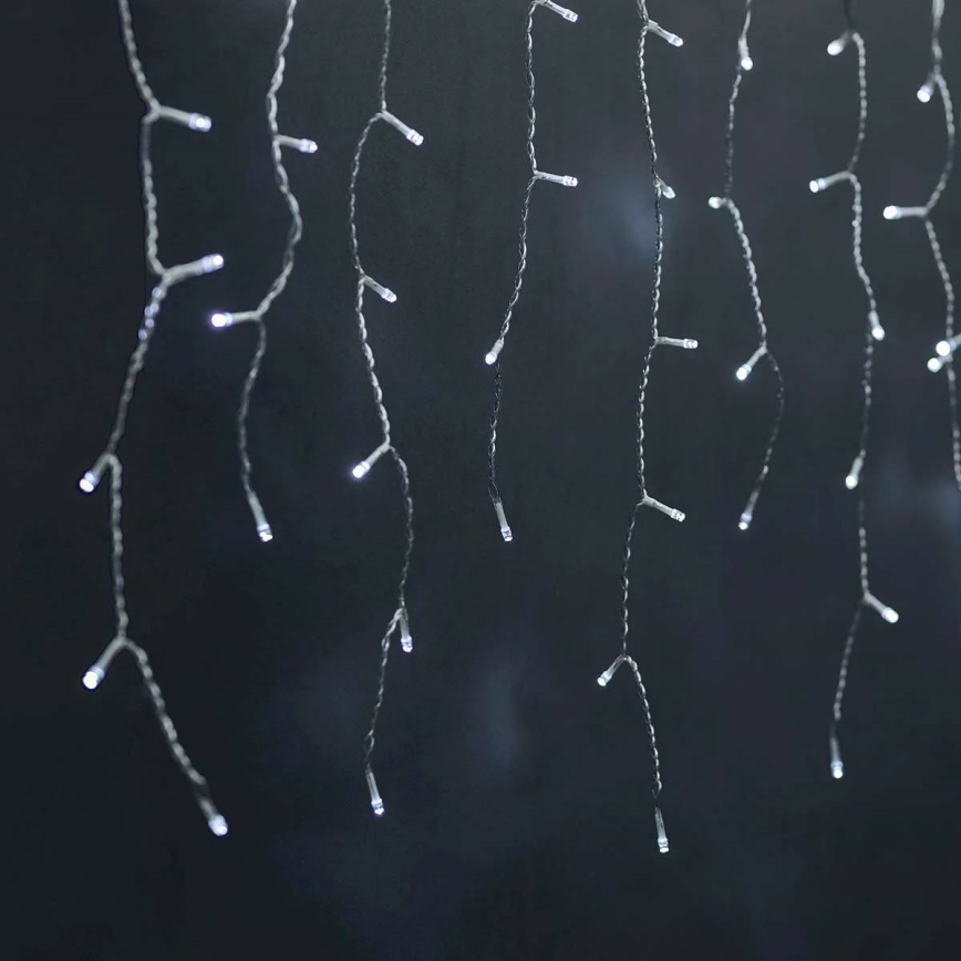 LED Dæmpbar udendørs julelysgardin 400xLED/11 funktioner 11m IP65 Wi-Fi Tuya