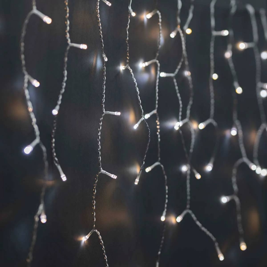 LED Dæmpbar udendørs julelysgardin 400xLED/11 funktioner 11m IP65 Wi-Fi Tuya
