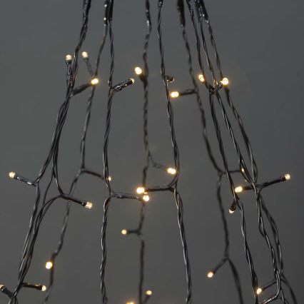 LED Udendørs julegardin 200xLED/8 funktioner 10x2m IP65 Wi-Fi Tuya varm til kold hvid