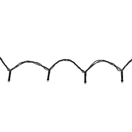LED udendørs julelysgardin 200 x LED / 8 funktioner 5 x 4 m IP65 Wi‑Fi Tuya-kompatibel varm til kold hvid