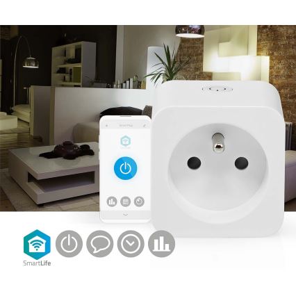 Smart socket 3680W/230V/ Type E/16A Wi-Fi