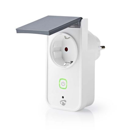 Smart udendørs socket 3680W/230V/Type F/16A Wi-Fi IP44