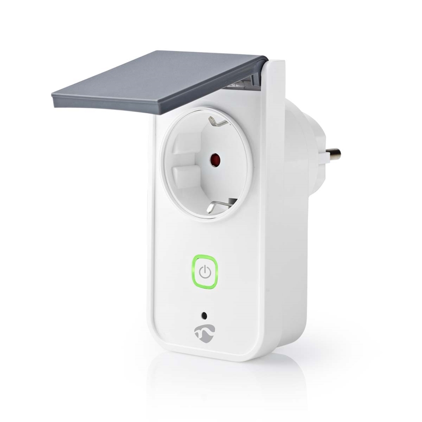 Smart udendørs socket 3680W/230V/Type F/16A Wi-Fi IP44