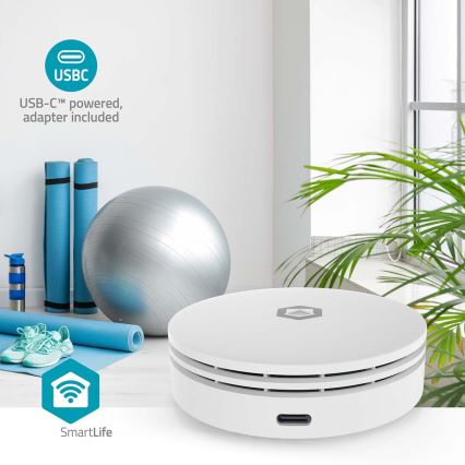 Intelligent luftkvalitetsmonitor SmartLife Wi-Fi Tuya