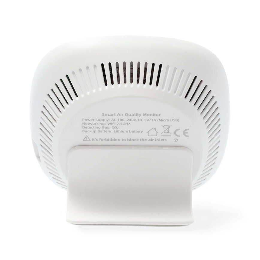 Smart luftkvalitetsmåler med LED-lys display SmartLife Wi-Fi