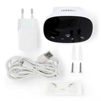 Smart luftkvalitetsmåler med LED-lys display SmartLife Wi-Fi