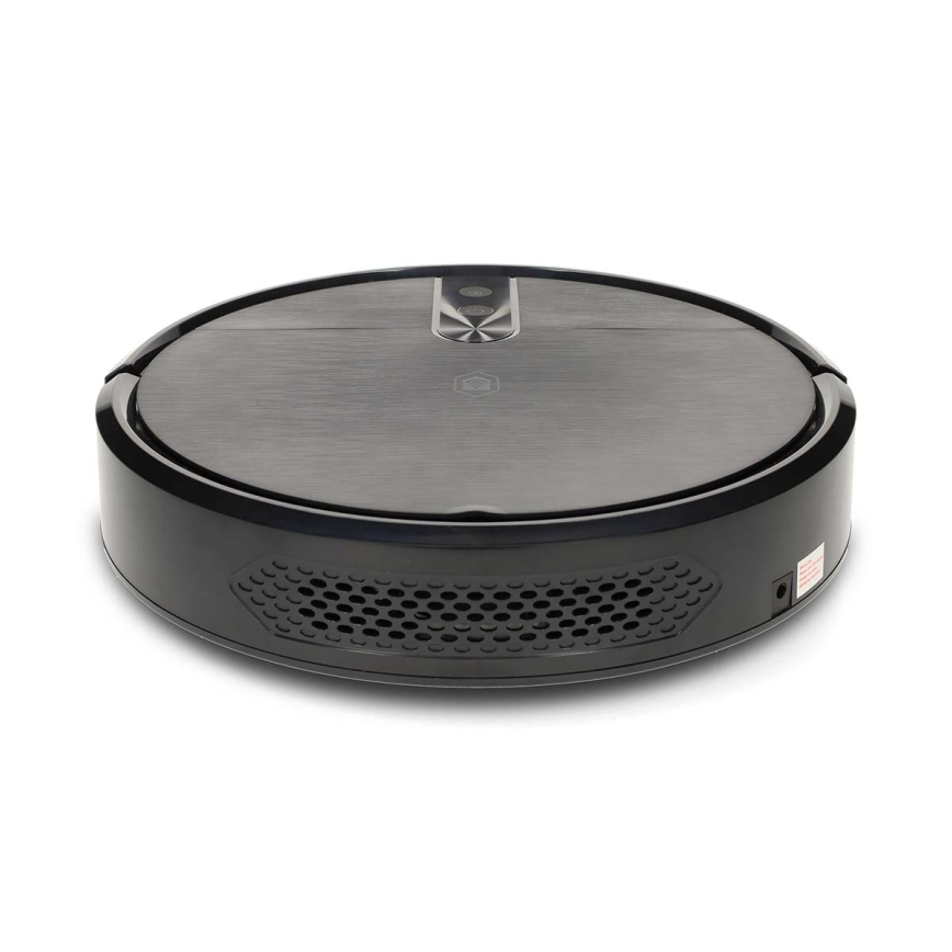 SmartLife intelligent robotstøvsuger med moppe 2600 mAh Wi‑Fi Tuya sort + fjernbetjening