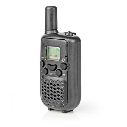 SÆT 2x Walkie-talkie med LED-lys 3xAAA rækkevidde 5 km