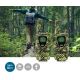 2x Walkie-talkie med LED-lys 3xAAA rækkevidde 8 km camouflagefarve