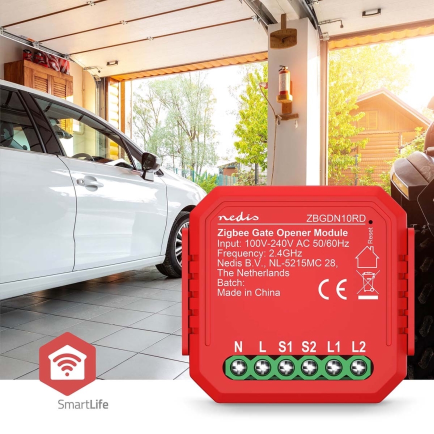 Dørkontakt til smart-garage SmartLife Zigbee Tuya