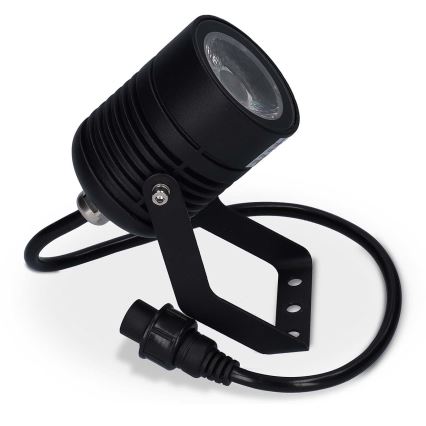 Sæt 3x LED RGBW dæmpbar udendørslampe SmartLife LED/3W/230V IP65 Wi‑Fi Tuya sort