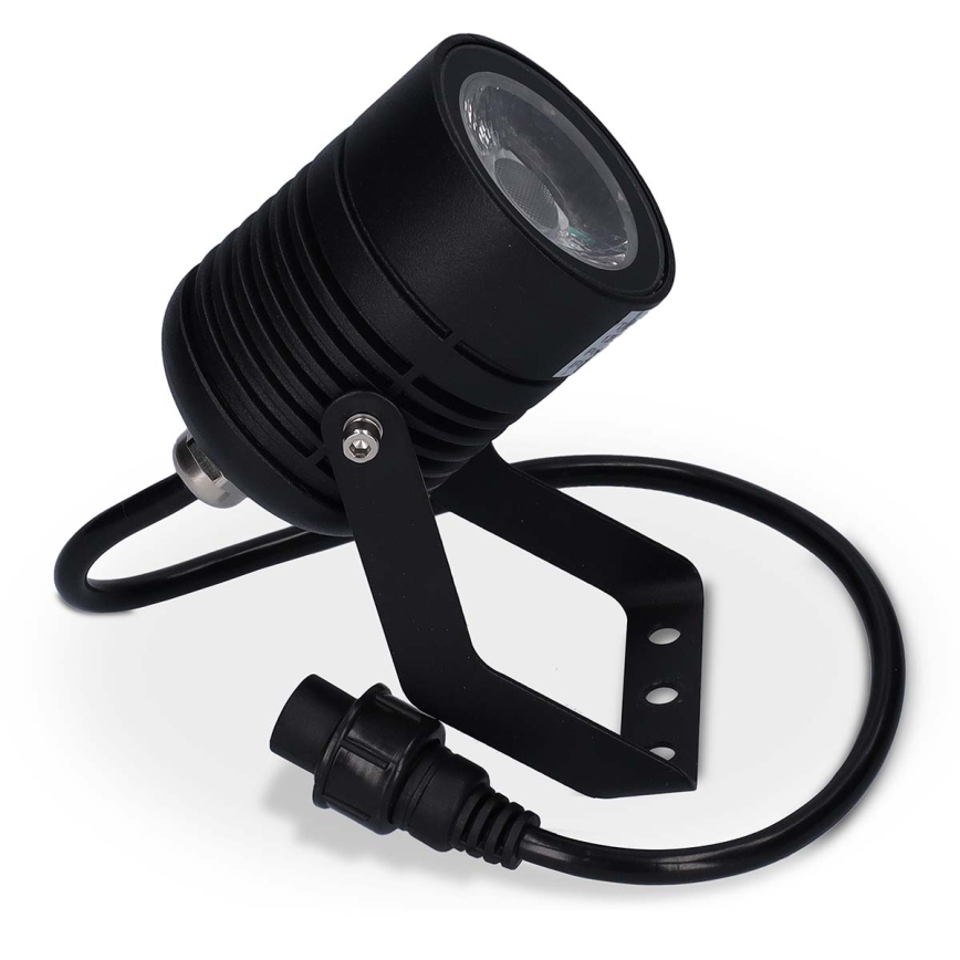 Sæt 3x LED RGBW dæmpbar udendørslampe SmartLife LED/3W/230V IP65 Wi‑Fi Tuya sort