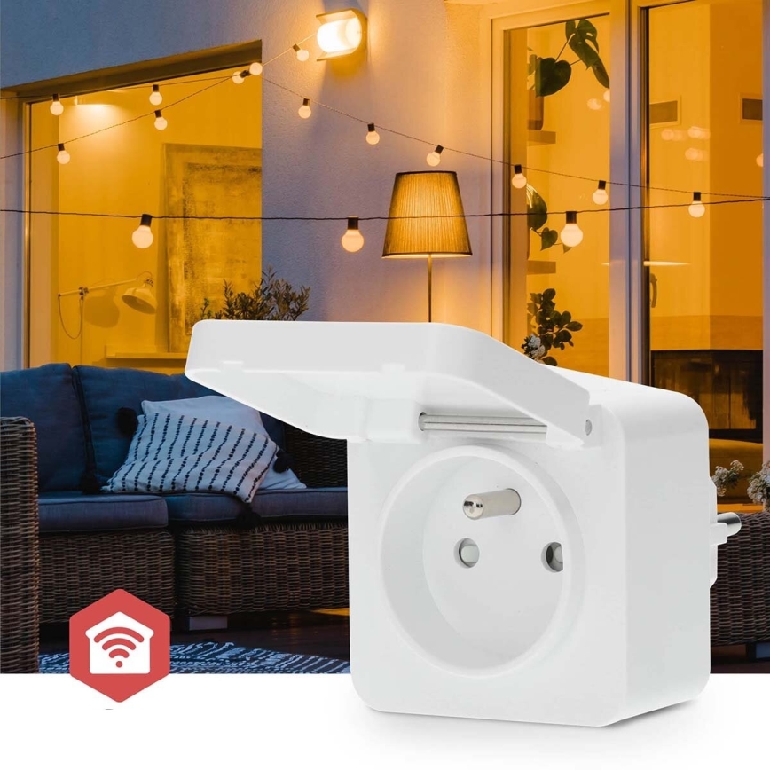 Smart-stik Smartlife 3680W/230V/ Type E/16A Wi-Fi Tuya IP44