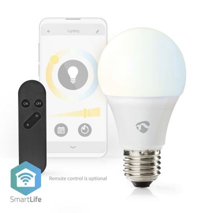 LED-pære dæmpbar SmartLife E27/9W/230V Wi-Fi 2700-6500K